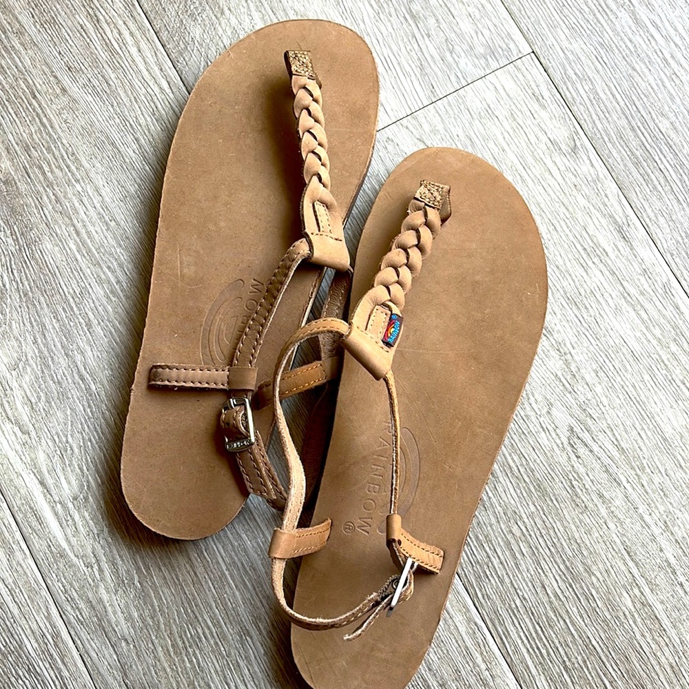 Rainbow sandals Brand new